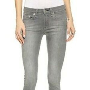 Rag & Bone Buxton Grey Skinny Jeans 29 x 29
